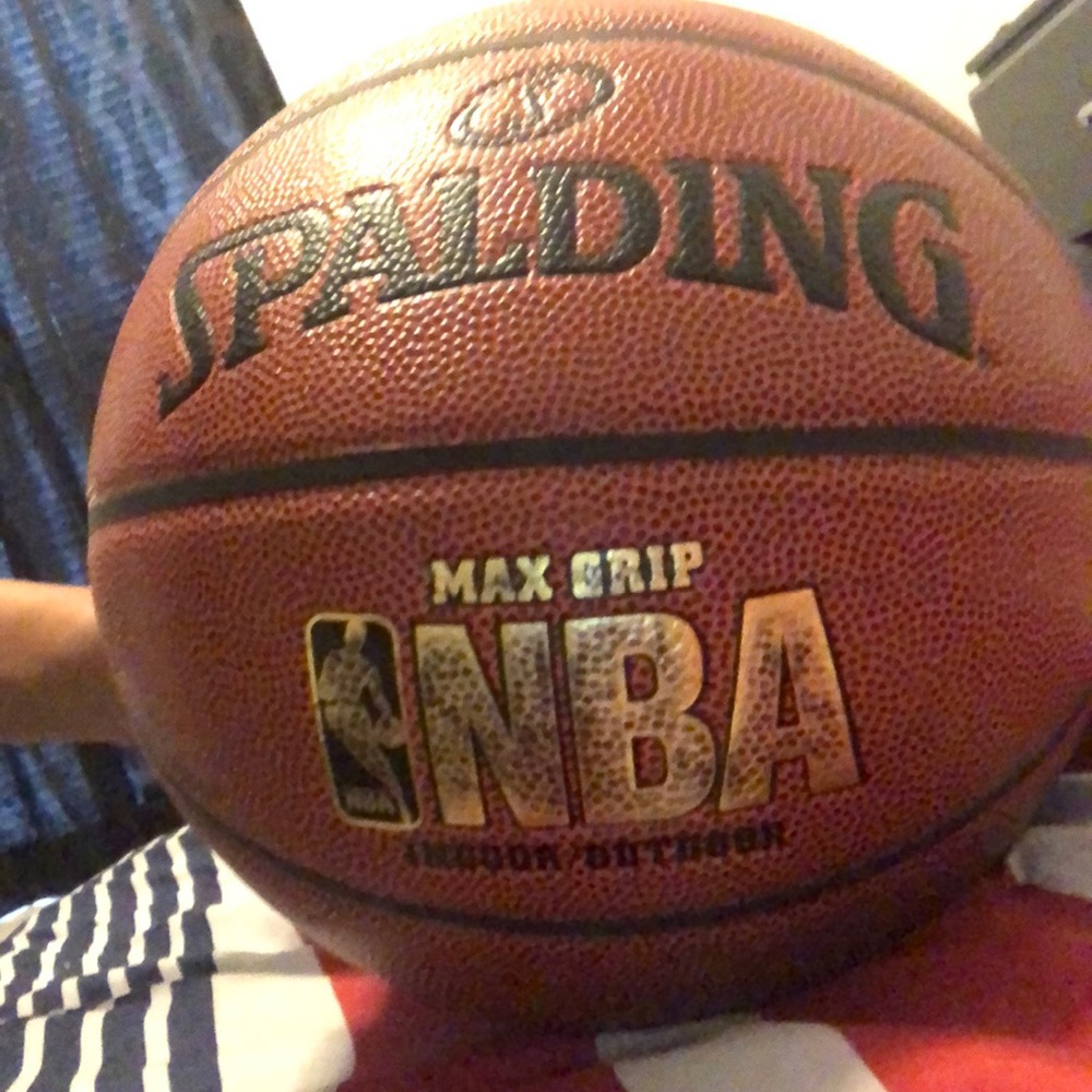 Barely used Max Grip Spalding Basketball